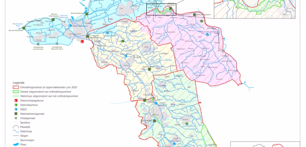 Aanscherping onttrekkingsverbod in Oost-Brabant