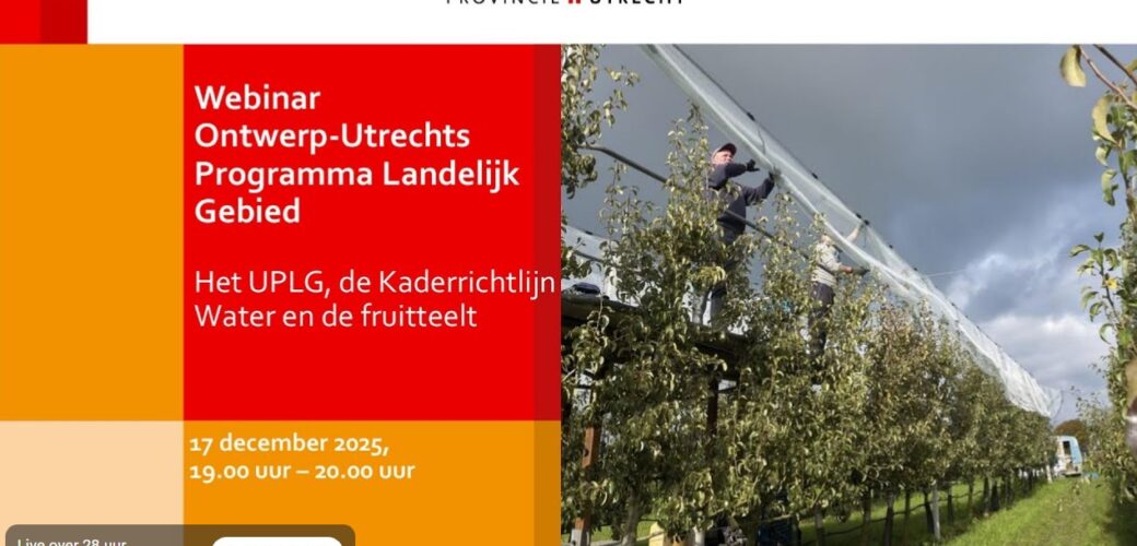 Webinar: het UPLG en de fruitteelt