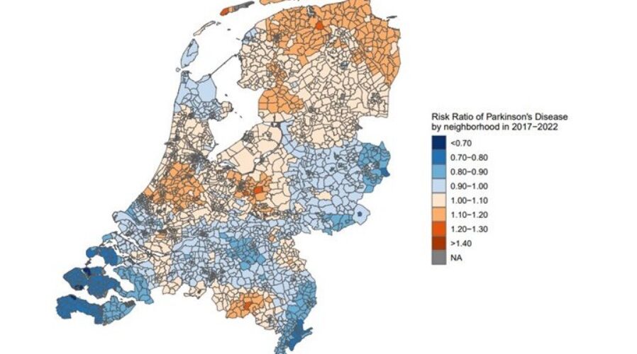Parkinson-landkaart laat geen relatie zien met landbouw