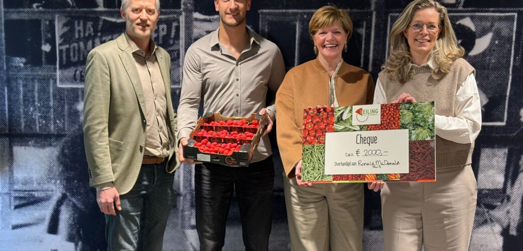 Eerste frambozen geveild bij Veiling Zaltbommel